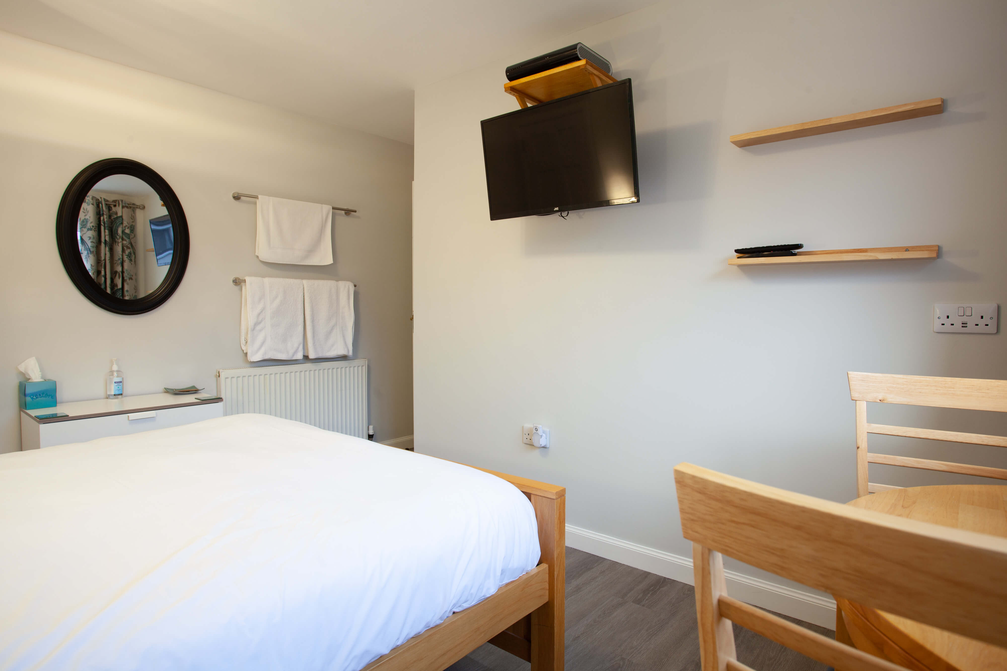 The double room amenities
